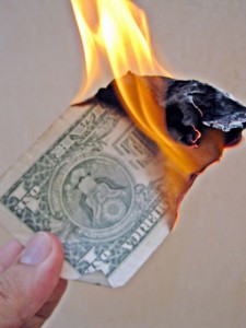 Burning Money